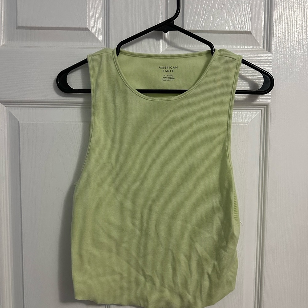 American Eagle Outfitters Light Green Tank Top